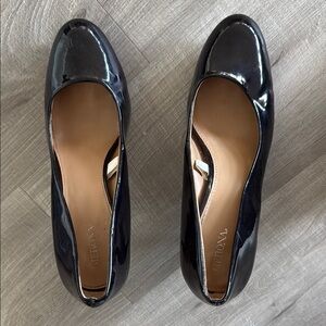 Merona Black Patent Leather Heels Classic Pumps